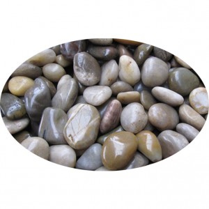 OEM Manufacturer Garden Birdbath -
 High Polished Striped Pebble Stone, 2-4cm / 3-5cm / 5-8cm  – Magic Stone