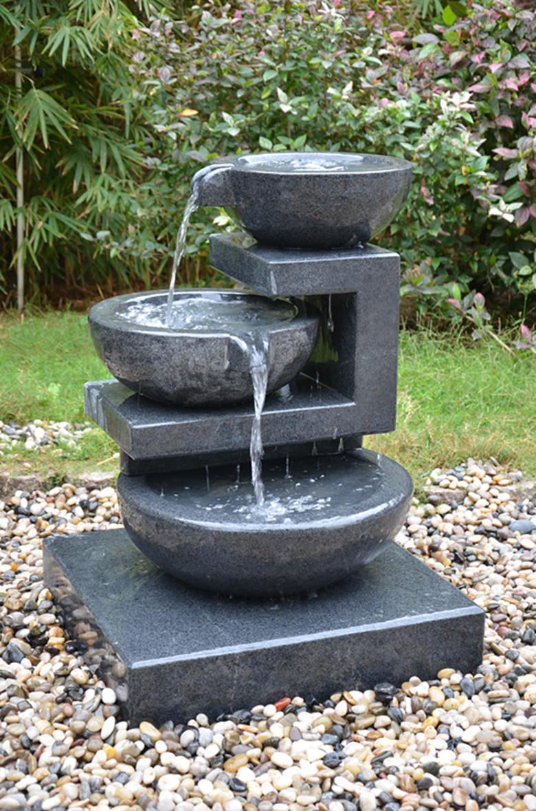 194 sets Granite Water Fountain are shipped to the Netherlands – Magic Stone