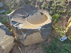 Large Size Basalt Bowl - Magic Stone (1)