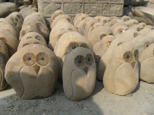 Cobble Stone Owl Stautes Wholesale