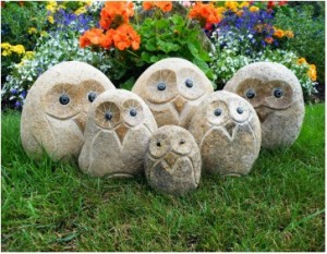 Cobble Stone Owl Stautes Wholesale