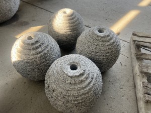 Grey Granite Sphere Water Fountain