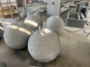 Grey Granite Sphere Water Fountain