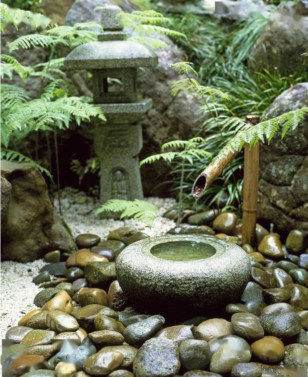 Japanese stone lantern for garden decor